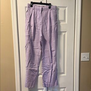 Abercrombie & Fitch Lavender Wide Leg Pants